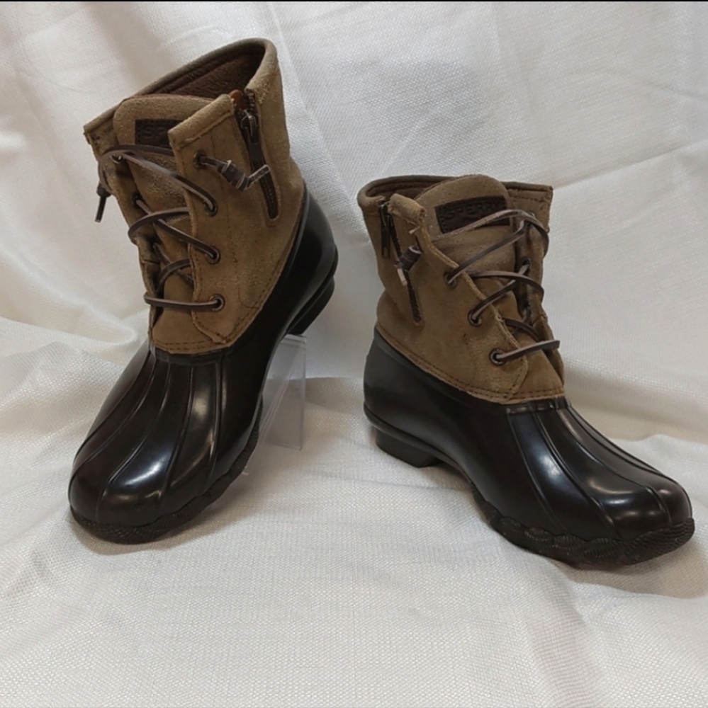 Sperry Saltwater Waterproof Suede/Rubber Rainboot